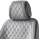Преміум накидки для передніх сидінь BELTEX New York BX84250 grey 2 шт. - зображення 2