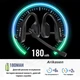 Бездротова Bluetooth - гарнітура з відкритим вухом і шумозаглушенням Arikasen Air X3 навушники з регульованим мікрофоном для колл-центру / роботи, чорний (99472625) - зображення 8