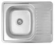 Кухонная мойка KRONER (KRP) Dekor-6350 D0.8T180 - изображение 1