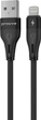 Кабель Proove Soft Silicone Lightning 2.4A 1 м Black (492020001) - изображение 1