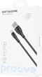 Кабель Proove Soft Silicone Lightning 2.4A 1 м Black (492020001) - изображение 5