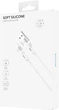 Кабель Proove Soft Silicone Micro USB 2.4A 1 м White (492050003) - изображение 5