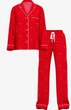 Піжама фланель Victoria's Secret Flannel Long Pajama Set (сорочка+штани) XS червона - зображення 3