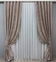 Комплект готових штор VR-Textil Жакард Sultan YL № 1669ш Какао 100х270 см 2 шт (31-742) - зображення 2