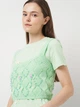 Футболка женская Zara 1957/165 L Зеленая (01957016526040) - изображение 4