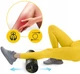 Массажный ролик 4FIZJO EPP PRO+ 33 x 14 см (валик, роллер) гладкий Black/Yellow (P-5907222931431) - изображение 6