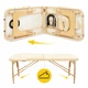 Массажный стол складной 4FIZJO Massage Table Wood W60 Beige (P-5907739318350) - изображение 8