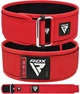 Пояс для тяжелой атлетики RDX RX1 Weight Lifting Belt RED-L Красный (WBS-RX1R-L) - изображение 6