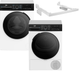 Стиральная машина узкая Beko BM3WFSU47235WPBB2 + Сушильная машина Beko BM3T47239WPBB2 + Соединительная планка Beko PSKS (комплект) - изображение 1