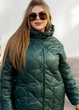 Зимняя куртка-пальто 6024121 Зеленый 62-64 - изображение 3