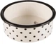 Миска для котів керамічна Trixie Zentangle 12 см/300 мл (чорна/біла) - зображення 1