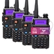 Рація Baofeng UV-5R комплект 4 шт., UHF/VHF, 8 Вт, 1800 мАч + Гарнітура + Ремінець на шию - зображення 1