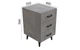 Тумба Вива 3 на конусных ножках Ferrum-decor 56,5x35x40 Черный металл ДСП Бетон 16 мм (VIVA300) - изображение 2