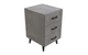 Тумба Вива 3 на конусных ножках Ferrum-decor 56,5x35x40 Черный металл ДСП Бетон 16 мм (VIVA300) - изображение 4