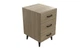 Тумба Вива 3 на конусных ножках Ferrum-decor 56,5x35x40 Черный металл ДСП Дуб Сонома 16 мм (VIVA303) - изображение 3