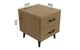 Тумба Вива 2 на конусных ножках Ferrum-decor 41x35x40 Черный металл ДСП Дуб Артизан 16 мм (FRD-106816) - изображение 4