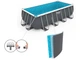 Каркасний басейн Bestway 56465 Розмір 549х274х122 см Power Steel Frame Pool фільтр-насос,драбина,тент - зображення 4