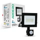 Світлодіодний прожектор Ardero LL-2010ARD 10W 800Lm 6500K з датчиком руху - зображення 1