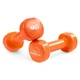 Гантель вінілова Power Play 4125 Achilles 2*4 кг, Orange - зображення 1