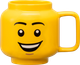 Кружка Lego Happy Boy керамічна жовта 530 мл (5711938247652) - зображення 1