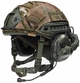 Балістичний шолом каска FAST Helmet NIJ IIIA оливковий+Тактичні навушники M32+кавер - изображение 1