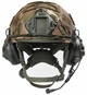 Балістичний шолом каска FAST Helmet NIJ IIIA оливковий+Тактичні навушники M32+кавер - изображение 3