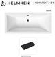 Ванна акриловая Helmken Alvaro 175x80 см (7607138MR6) комплект 2 в 1: прямоугольная ванна, Черный подголовник - изображение 10