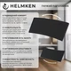 Ванна акриловая Helmken Alvaro 175x80 см (R027P77402) комплект 5 в 1: прямоугольная ванна, ножки, Черный подголовник, Черная фронтальная и боковая панель - изображение 16