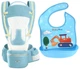 Хипсит, Эрго-рюкзак, кенгуру, переноска Baby Carrier 6в1 Мятный с сеткой слюнявчик-трансформер (n-9873) - изображение 1