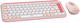 Zestaw bezprzewodowy Logitech POP Icon Combo Wireless Rose-White (920-013142) - obraz 2