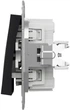 Выключатель для жалюзи Schneider Electric Asfora Антрацит (EPH1300171) - изображение 6