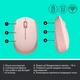 Комп'ютерна миша бездротова Logitech M171 Rose - зображення 7