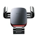 Тримач для мобiльного Baseus Metal AgeⅡ Gravity Car&nbsp;Mount（Round Air Vent Version）Black - изображение 7