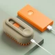 Паровая щетка для кошек и собак 3в1, от USB, Steamy Brush E-W3317, Оранжевый / Электрическая расческа для кота - изображение 6