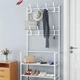 Вешалка для одежды (154х60х29,5см) New simple floor clothes rack, Белая / Стойка для вещей - изображение 4