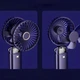 Ручной вентилятор с подставкой для телефона, Mini fan XL-880, Синий / Портативный вентилятор / Мини вентилятор - изображение 7