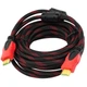 Кабель HDMI-HDMI з фільтрами, 10 м / HDMI шнур для телевізора / Провід для підключення комп'ютера та ноутбука - зображення 1