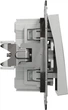 1-клавишный перекрестный выключатель Schneider Electric Asfora 10A Серебристый (EPH0500161) - изображение 5