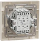 2-клавішний прохідний вимикач Schneider Electric Asfora Кремовий з рамкою (EPH0600123) - зображення 7