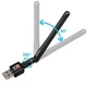 Сетевой WiFi адаптер от USB LV-UW 10-2DB / Вай фай адаптер для ноутбука или ПК / Wifi антенна приемник - изображение 8