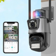 Камера видеонаблюдения уличная 8MP, WIFI, Dual Lens Zoom / Уличная вайфай камера / Охранная IP камера - изображение 2