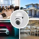 Уличная поворотная камера видеонаблюдения 2Мп, NJ PRO IP360 / Беспроводная WIFI камера с датчиком движения - изображение 6