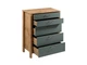 Комод із ящиками Indygo 5 Gała Meble 90x108.5x46.5 (Indygo_K5S) 169747 - изображение 2