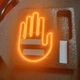 Підсвітка автомобільна LED-долоня на заднє скло + пульт, Hand Light / Світлодіодна рука з жестами на авто - зображення 9