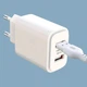 Сетевое зарядное устройство XO 2 USB 2.4A + кабель USB - Lightning Белое (XO-L90C-L) - изображение 3