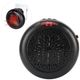 Обогреватель настенный Warm Air Blower 900 Вт с таймером и цифровым дисплеем компактный керамический прибор для комнаты Черно-Белый - изображение 1