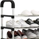 Полиця для взуття на 6 ярусів 123х57х29 см, New shoe rack / Стелаж для взуття / Підлогова стійка для взуття - зображення 8