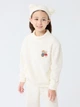 Детская теплая пижама + повязка для девочки Uniqlo 317069696 110 см Белая (1159824428) - изображение 4
