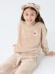 Детская теплая пижама + повязка для девочки Uniqlo 501701456 110 см Бежевая (1159825542) - изображение 3