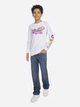 Детский лонгслив для мальчика Levi's 387462347 92 см Белый (1159814294) - изображение 4